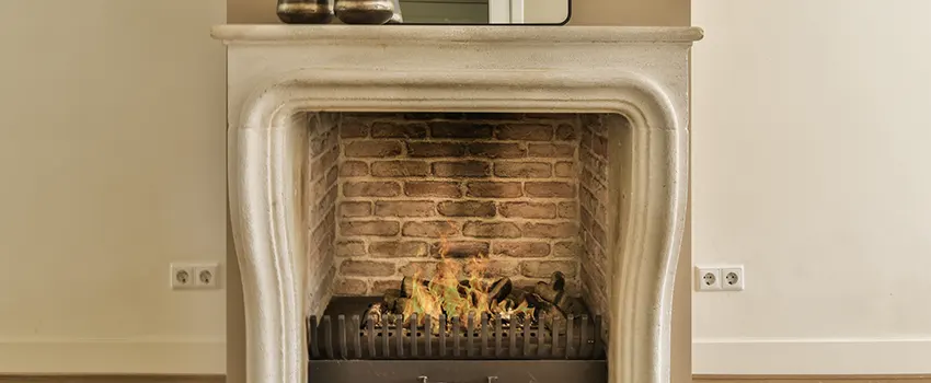 Vintage-style Fireplace Redesign in Laurel, Mississippi
